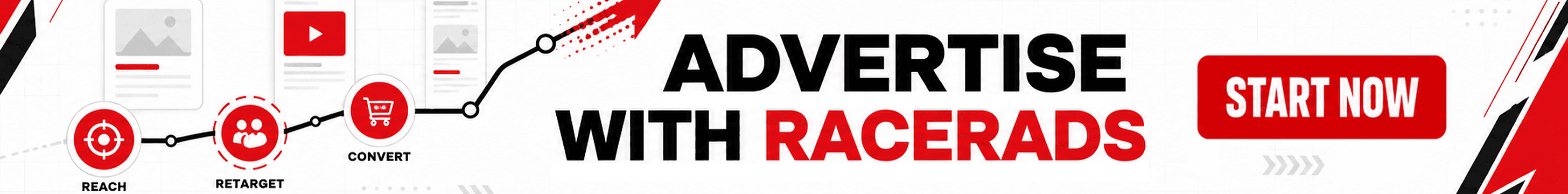 Advertise with Racerads: reach, retarget and convert
